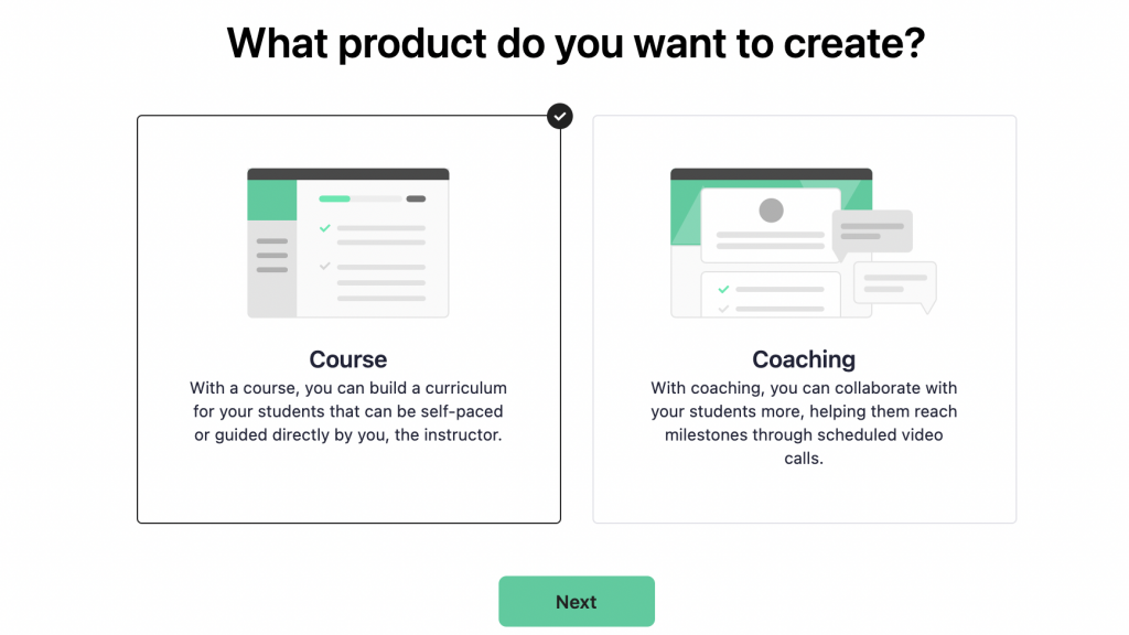 Create course