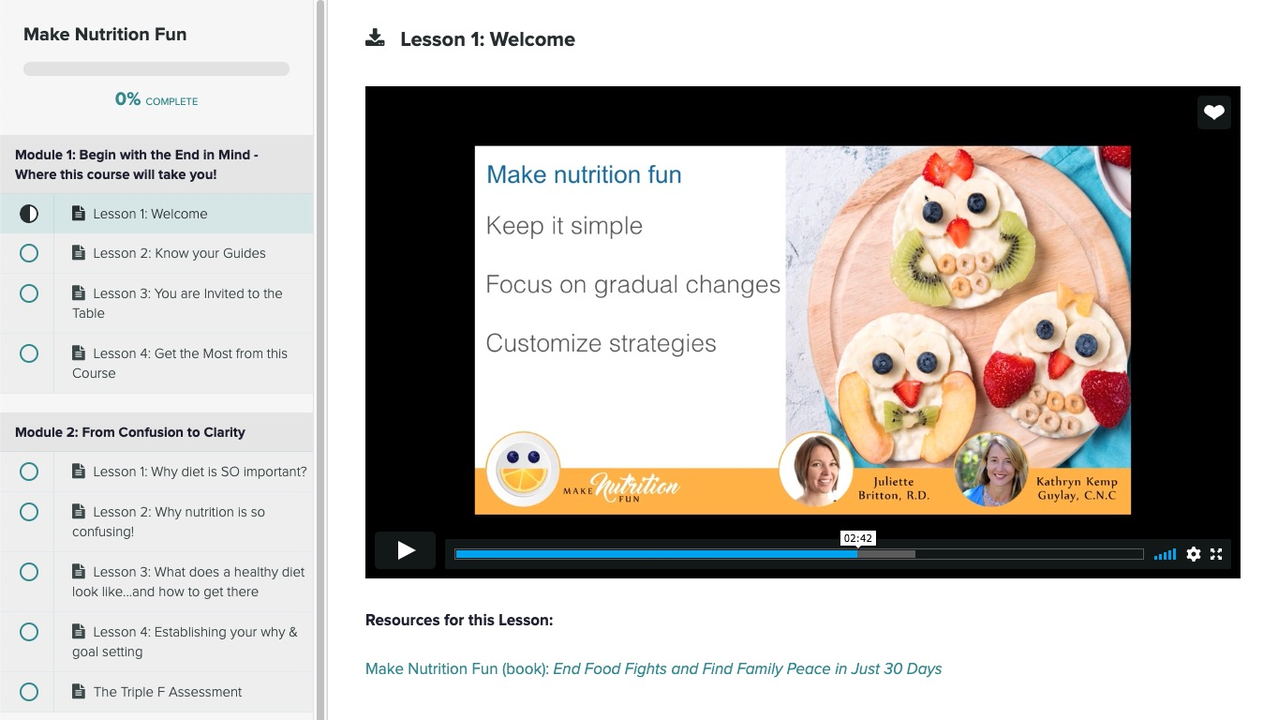 Lesson content