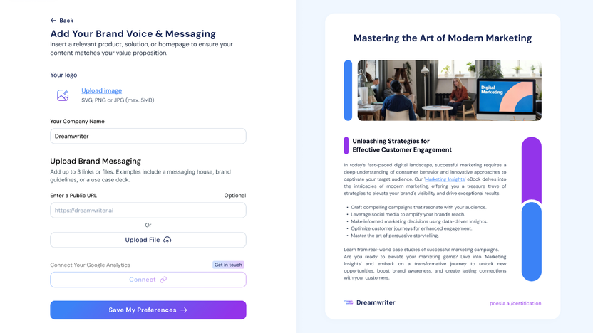 Add Your Brand Voice