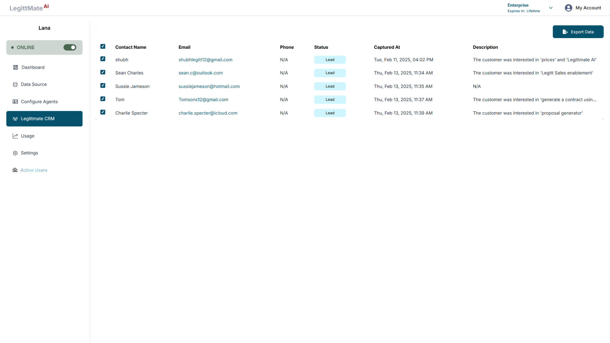 CRM integration