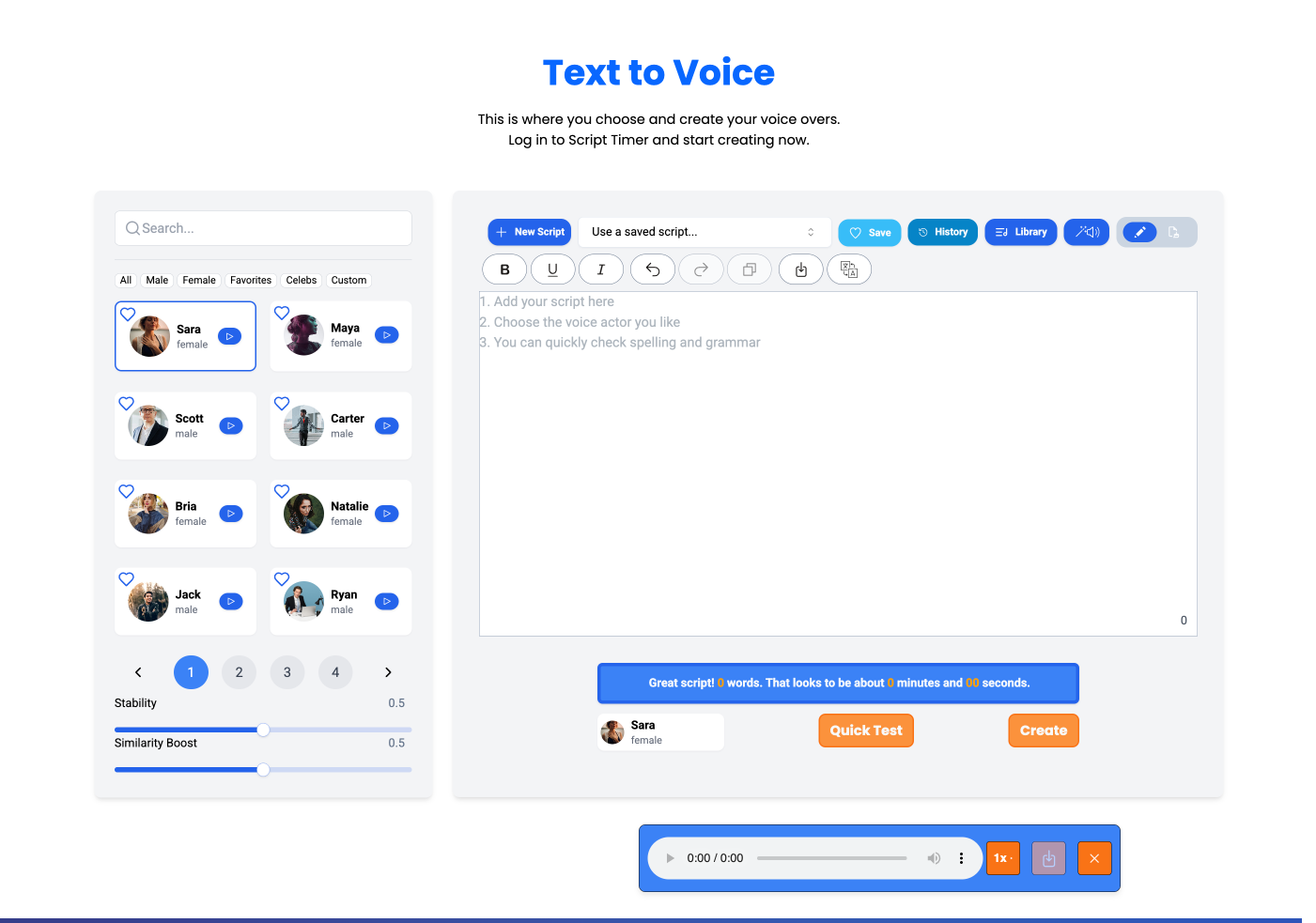 AI Voiceovers