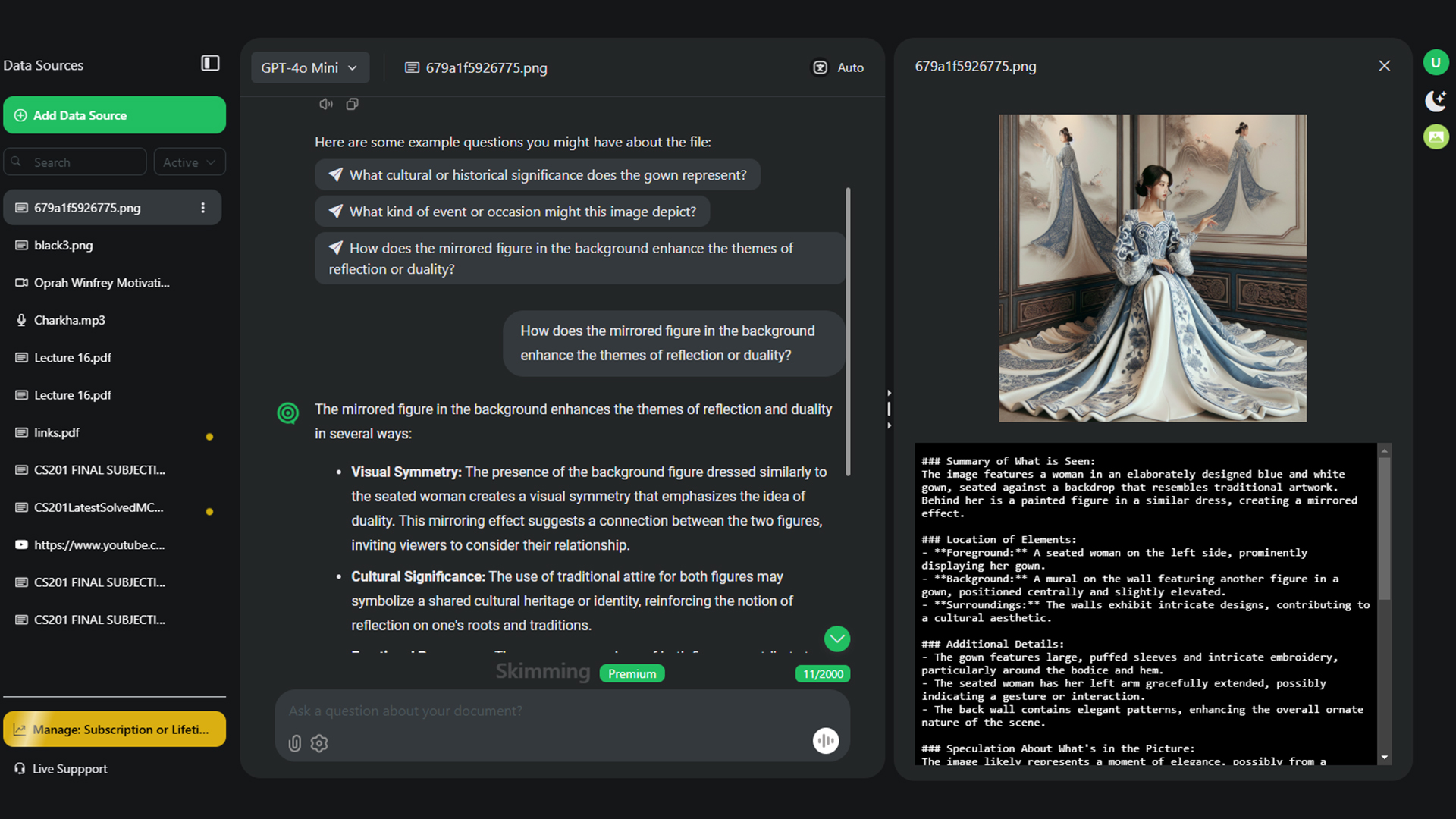 Chat with images